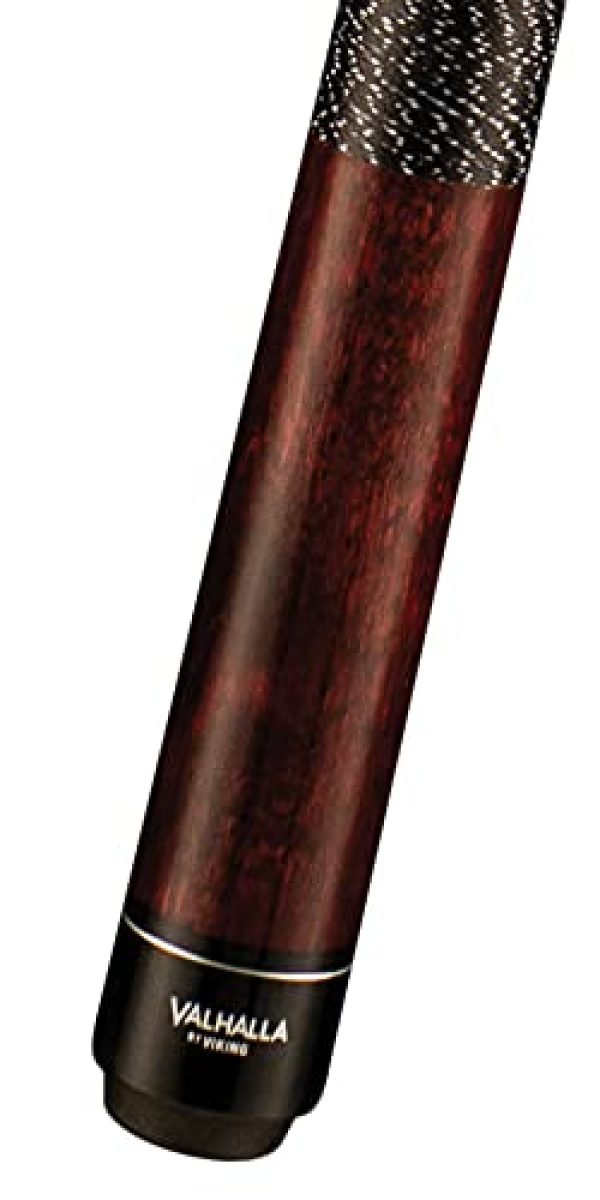 Viking Valhalla 100 Series with Irish Linen Wrap 2 Piece 58” Pool Cue Stick VA120 (18oz, Mahogany)