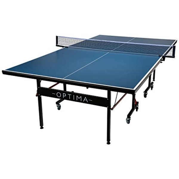 Franklin Sports Table Tennis Table – Optima Indoor Table Tennis Table - Pro Quality Folding Indoor Table - Easy Assembly and Storage - Official Size