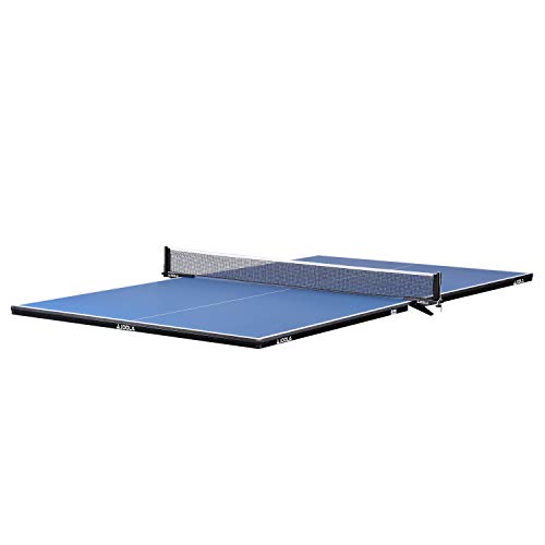 JOOLA Conversion Table Tennis Top with Metal Apron, Foam Backing and Net Set