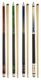 Set of 4 Pool Cues New 58″ Billiard House Bar Pool Cue Sticks